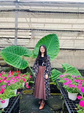 「5（ファイブ）のアイテム（ジャケット/アウター）」を使った、西西爾さん（レディース・156cm）の春コーディネート