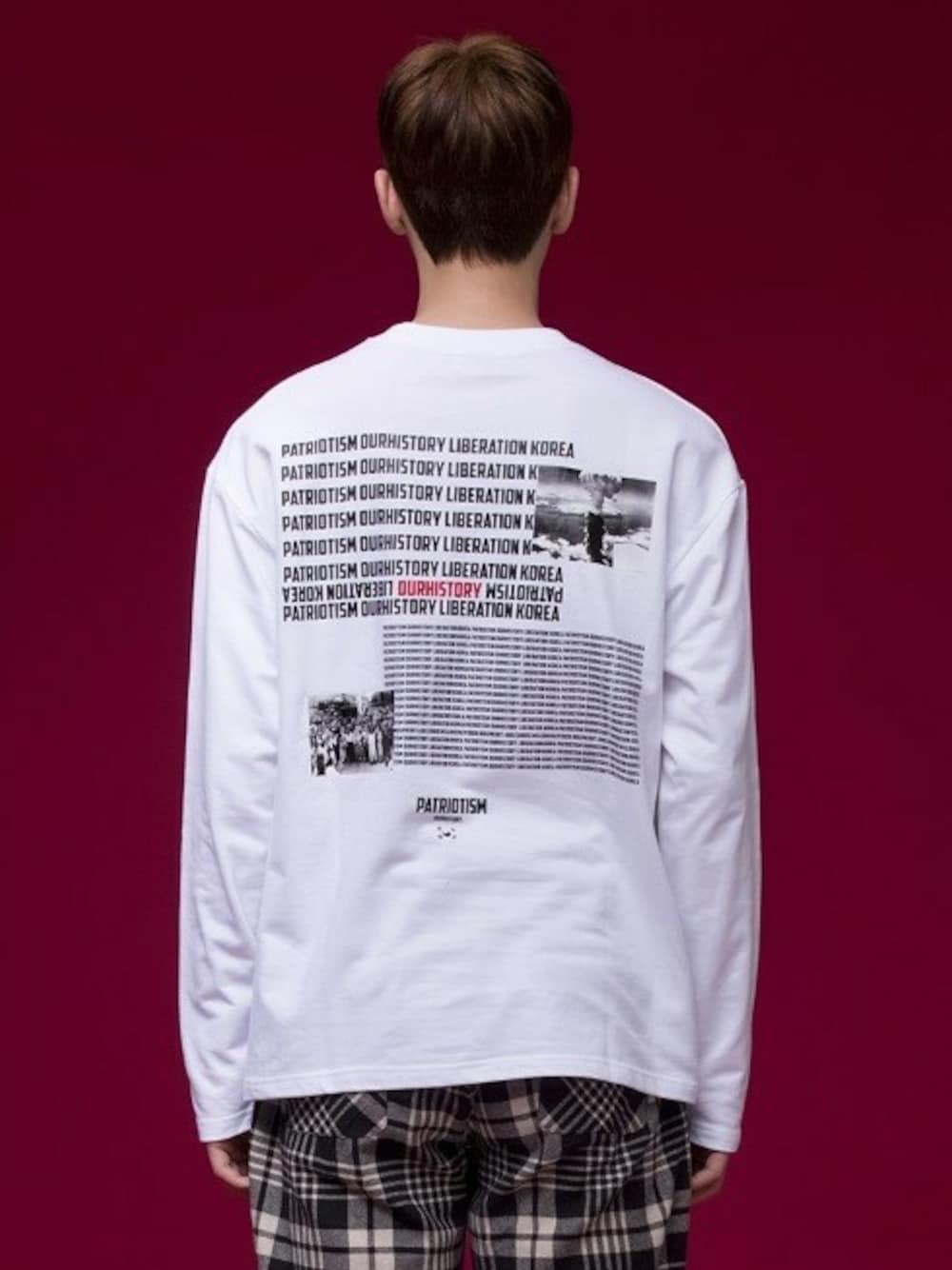 「Tシャツ、ロンT、夏コーデ、Japan、Hong Kong、サブカル、韓国ブランド、韓国ファッション、統一、2104」｜「F/CE. のアイテム（Tシャツ/カットソー、ホワイト系）」を使った、上嶋B子【HYOGO】さん（レディース・154cm）の春コーディネートの1枚目の写真