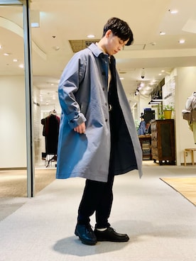 「theory（セオリー）のアイテム（ジャケット/アウター）」を使った、としのやまさん（メンズ・172cm）の冬コーディネート