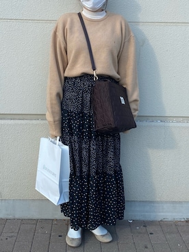 卵さん（レディース・159cm）の冬コーディネート