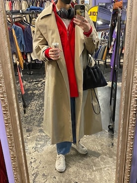 「Eddie Bauer（エディーバウアー）のアイテム（パンツ）」を使った、caa 楓奈さん（レディース・170cm）の春コーディネート