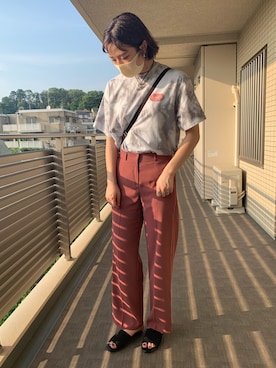 「やっぱりストリートが好き」｜「アイテム（アクセサリー）」を使った、ニミコさん（レディース・167cm）の夏コーディネート