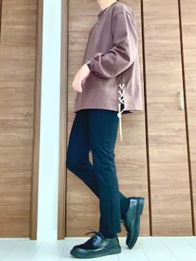 「CASPER JOHN」｜「アイテム（アナログ腕時計）」を使った、soar  -ソア-さん（メンズ・170cm）の秋コーディネート
