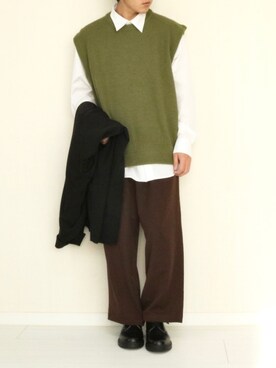 「SENSION（センション）のアイテム」を使った、soar  -ソア-さん（メンズ・170cm）の冬コーディネート