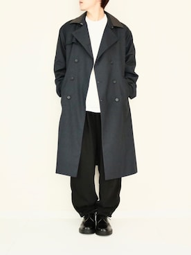 「WYM LIDNM（ウィム バイ リドム）のMILANO RIB HEAVY WEIGHT PO KNIT（ニット/セーター）」を使った、soar  -ソア-さん（メンズ・170cm）の冬コーディネート