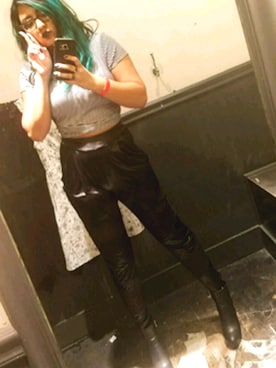 「Bamboo（バンブー）のアイテム」を使った、Mangoさん（レディース・173cm）の春コーディネート