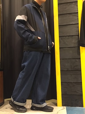 「Confirm（コンファーム）のアイテム（ブルゾン）」を使った、コンファーム・イルズ 橋本さん（メンズ・175cm）の秋コーディネート