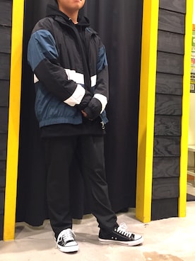 「Confirm（コンファーム）のアイテム（ブルゾン）」を使った、コンファーム・イルズ 橋本さん（メンズ・175cm）の秋コーディネート