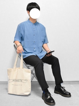 「ARKnets（アークネッツ）のアイテム」を使った、takuさん（メンズ・164cm）の夏コーディネート