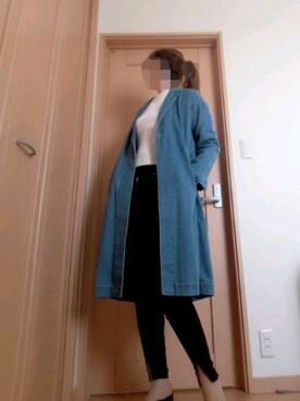 「FREE'S MART（フリーズマート）のアイテム（その他アウター）」を使った、.A.さん（レディース・162cm）の春コーディネート