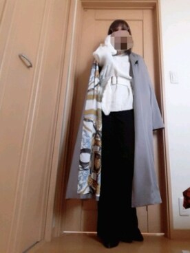 「Ameri（アメリ）のアイテム（リング）」を使った、.A.さん（レディース・162cm）の春コーディネート