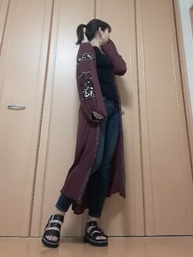 「Ameri（アメリ）のアイテム（リング）」を使った、.A.さん（レディース・162cm）の夏コーディネート