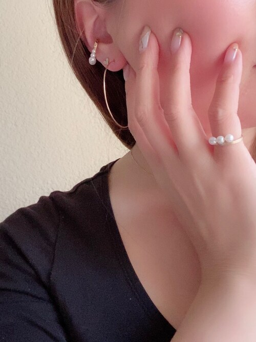 美品 K10YG ダイヤモンド北極星スター ピアス（pas tierra） 美品 K10YG ダイヤモンド北極星スター ピアス（pas tierra