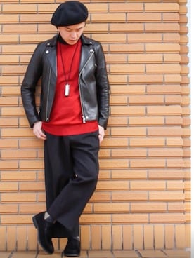 「WYATT（ワイアット）のアイテム」を使った、けんちっちさん（メンズ・163cm）の秋コーディネート