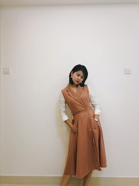 「Kenneth Cole（ケネスコール）のアイテム」を使った、Moonlightさん（レディース・160cm）の夏コーディネート