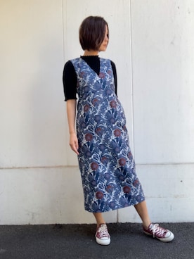 「ジャガード」｜あいさん（レディース・165cm）の夏コーディネート