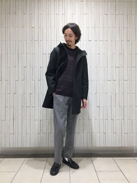 「#秋コーデ」｜「アイテム（ジャケット/アウター）」を使った、安達さん（メンズ・175cm）の秋コーディネート