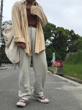 マツノ ミズホさん（レディース・157cm）の春コーディネート