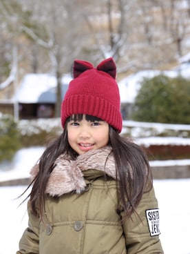 「JENNI（ジェニィ）のアイテム（ジャケット/アウター）」を使った、みうさん（キッズ・110cm）の冬コーディネート