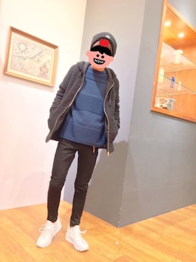 「SEVENDAYS=SUNDAY（セブンデイズサンデイ）のアイテム（シューズ）」を使った、Toshikiさん（メンズ・167cm）の秋コーディネート