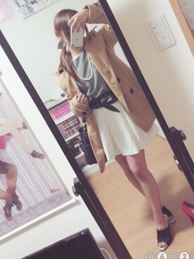 「LOWRYS FARM（ローリーズファーム）のアイテム（ベルト、ブラック系）」を使った、yumeさん（レディース）の秋コーディネート