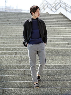 「ラッピンノット」｜EDIFICE PR/SHINGOさん（メンズ・174cm）の春コーディネート