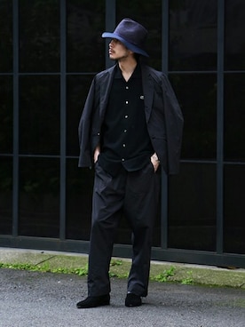 「ハットコーデ」｜EDIFICE PR/SHINGOさん（メンズ・174cm）の春コーディネート