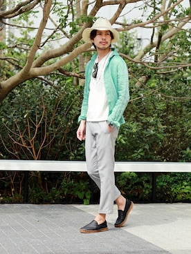 「lideal（リデアル）のアイテム」を使った、EDIFICE PR/SHINGOさん（メンズ・174cm）の春コーディネート