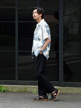 EDIFICE PR/SHINGOさん（メンズ・174cm）の夏コーディネート