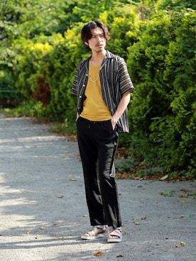 EDIFICE PR/SHINGOさん（メンズ・174cm）の夏コーディネート