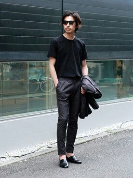 「SOLIDO（ソリード）のアイテム（ジャケット/アウター）」を使った、EDIFICE PR/SHINGOさん（メンズ・174cm）の夏コーディネート