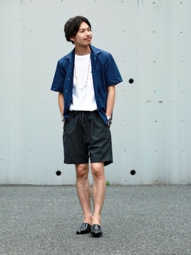 EDIFICE PR/SHINGOさん（メンズ・174cm）の夏コーディネート
