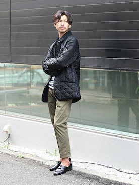 「lideal（リデアル）のアイテム」を使った、EDIFICE PR/SHINGOさん（メンズ・174cm）の夏コーディネート