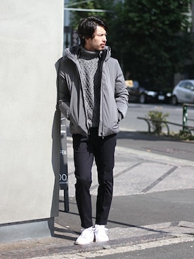 「スタンスミス」｜EDIFICE PR/SHINGOさん（メンズ・174cm）の秋コーディネート