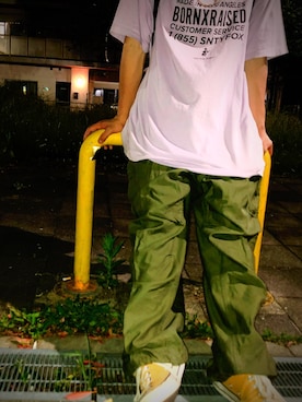 「CLUB PARK（クラブパーク）のアイテム」を使った、TMさん（メンズ・177cm）の夏コーディネート