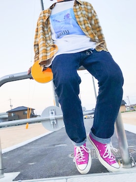 「NIRVANA」｜「アイテム（その他）」を使った、TMさん（メンズ・177cm）の春コーディネート