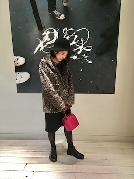 「アニエスベー」｜「アイテム（その他アウター）」を使った、shinjukuodakyuさん（レディース・160cm）の秋コーディネート