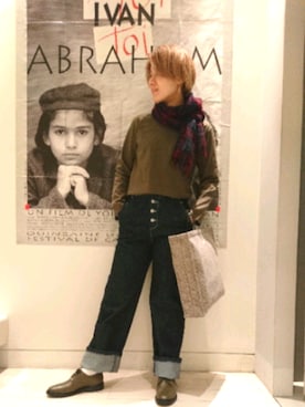 「アニエスベー」｜shinjukuodakyuさん（レディース・160cm）の秋コーディネート