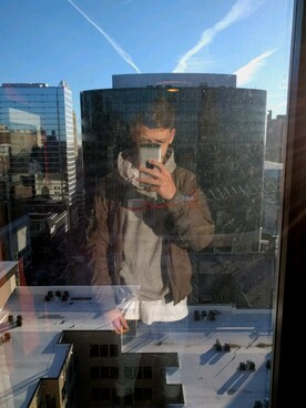 「REPRESENT（リプレゼント）のアイテム（ジャケット/アウター）」を使った、JPさん（メンズ・175cm）の冬コーディネート