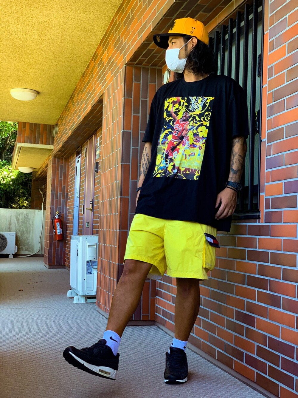 「rmaxclothingのアイテム（Tシャツ/カットソー、その他）」を使った、　jesusdragonさん（メンズ・181cm）の秋コーディネートの1枚目の写真