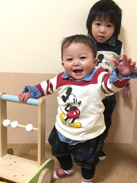 megumicchi__さん（キッズ・90cm）の冬コーディネート