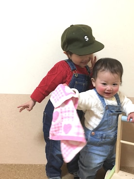 megumicchi__さん（キッズ・90cm）の冬コーディネート