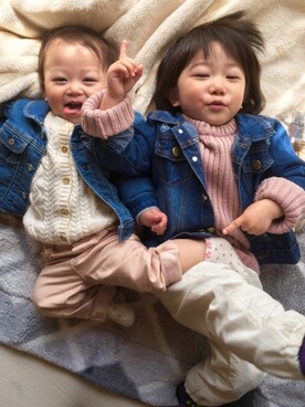 megumicchi__さん（キッズ・90cm）の春コーディネート