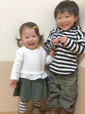 megumicchi__さん（キッズ・90cm）の冬コーディネート