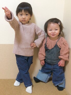 megumicchi__さん（キッズ・90cm）の冬コーディネート