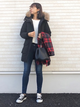 「ACC.（エーシーシー.）のアイテム」を使った、NOAさん（レディース・165cm）の冬コーディネート