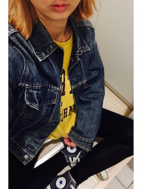 「LIFE's（ライフズ）のアイテム（トップス）」を使った、HARUさん（レディース・166cm）の春コーディネート