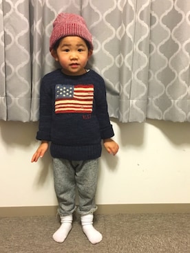 URARAさん（キッズ・90cm）の冬コーディネート