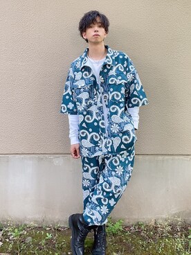 「saveもよろしくお願いします」｜大関司さん（メンズ・170cm）の春コーディネート