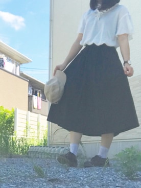 「SM2（エスエムツー）のアイテム（トップス）」を使った、恋さん（レディース・158cm・10代）の夏コーディネート